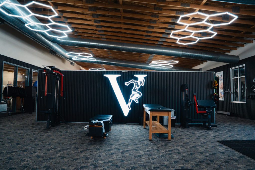 Club Five branded member lounge at Club Five Health in Green Bay, WI