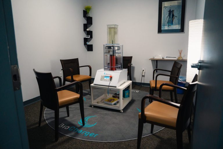 Private consultation room at Club Five Health in Green Bay, WI
