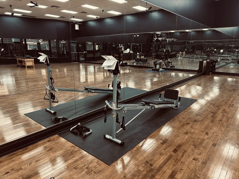 Strength and conditioning floor at Club Five Health in Libertyville, IL
